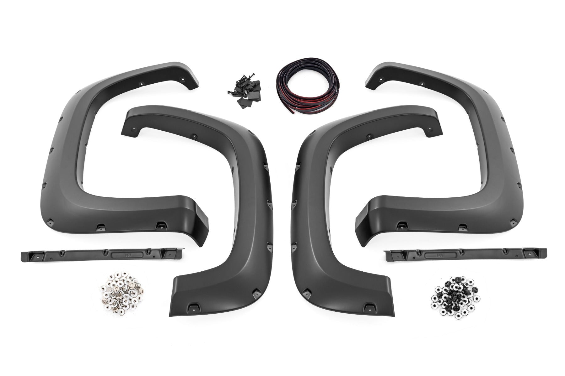 Pocket Fender Flares | G9K Satin Steel | Chevy Silverado 2500 HD/3500 HD (20-25)