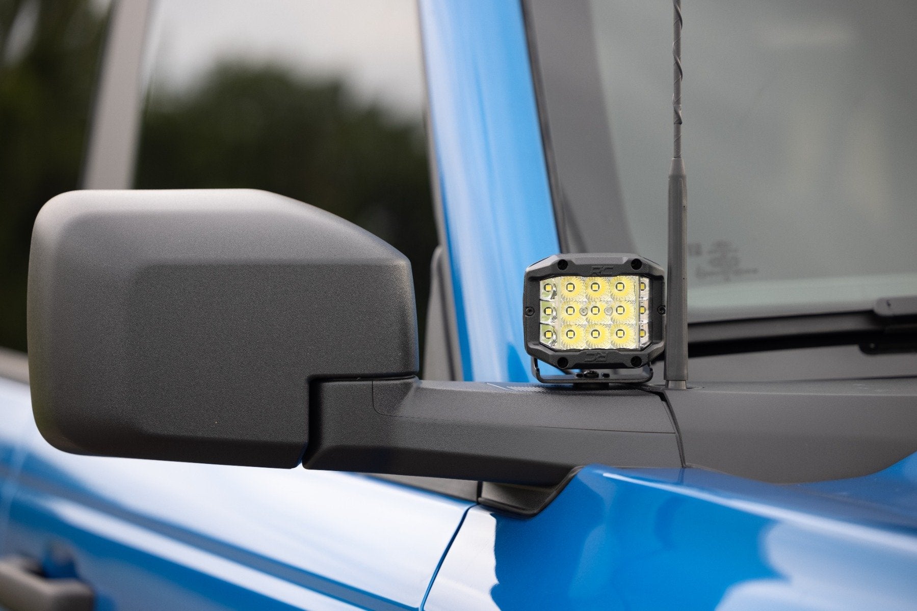 LED Light Kit | Ditch Mount | 2" Black Pair | Spot Pattern | Ford Bronco (21-25)