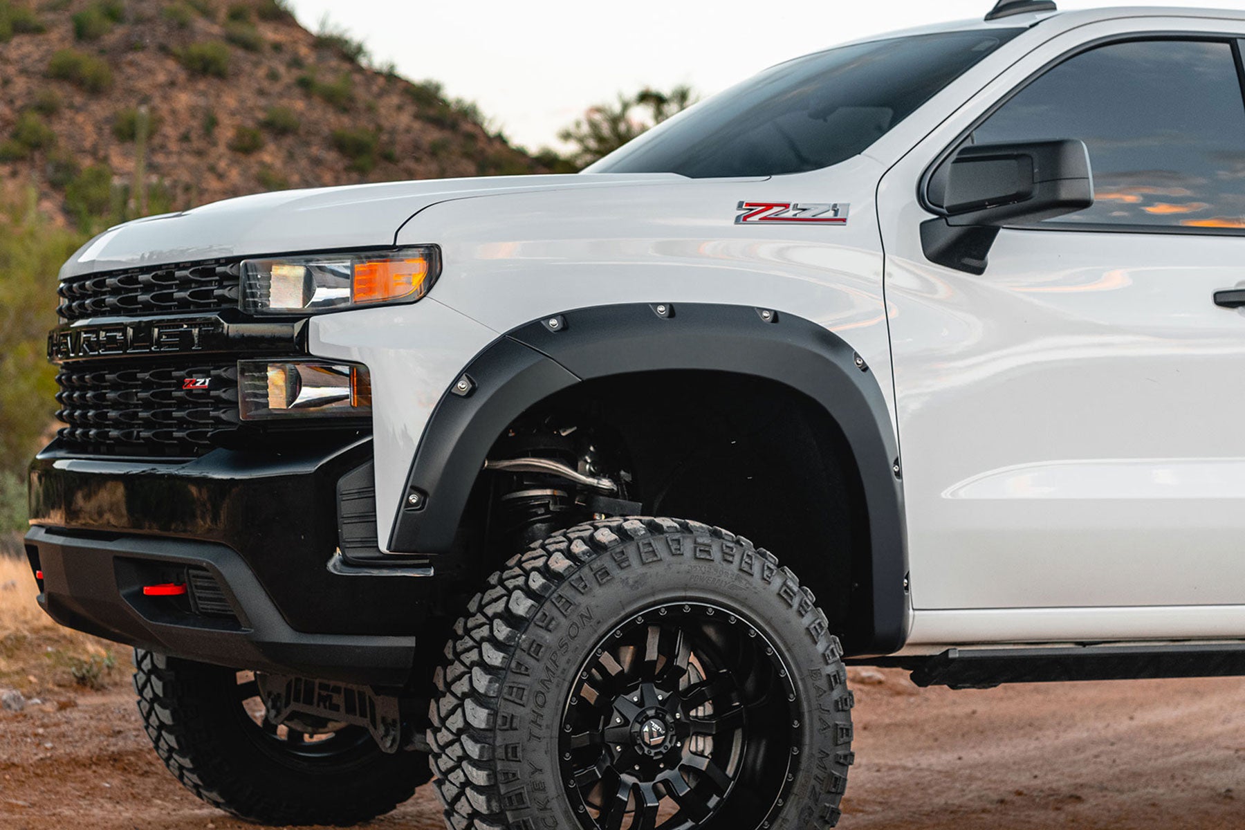 Pocket Fender Flares | G1C Overcast | Chevy Silverado 1500 2WD/4WD (19-21)
