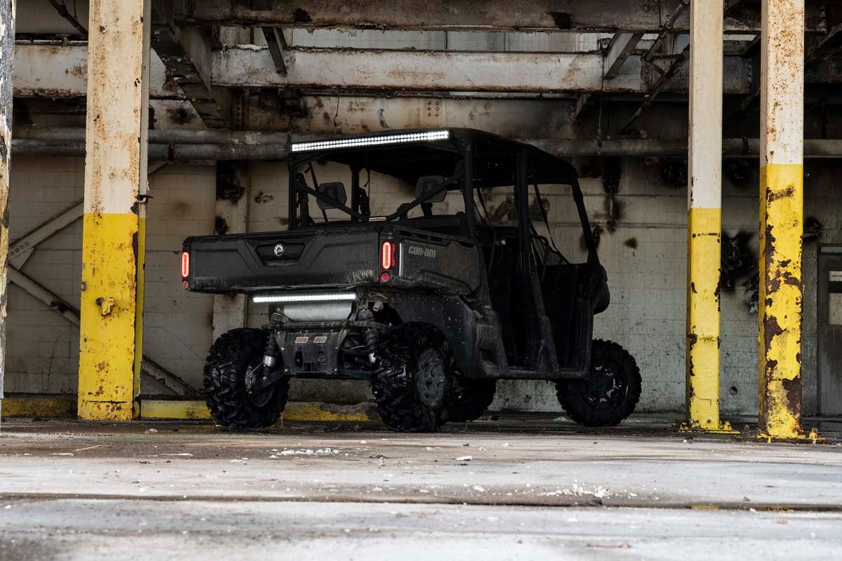 LED Light Kit | Cab Mount | 50" Black Dual Row | Can-Am Defender MAX HD10