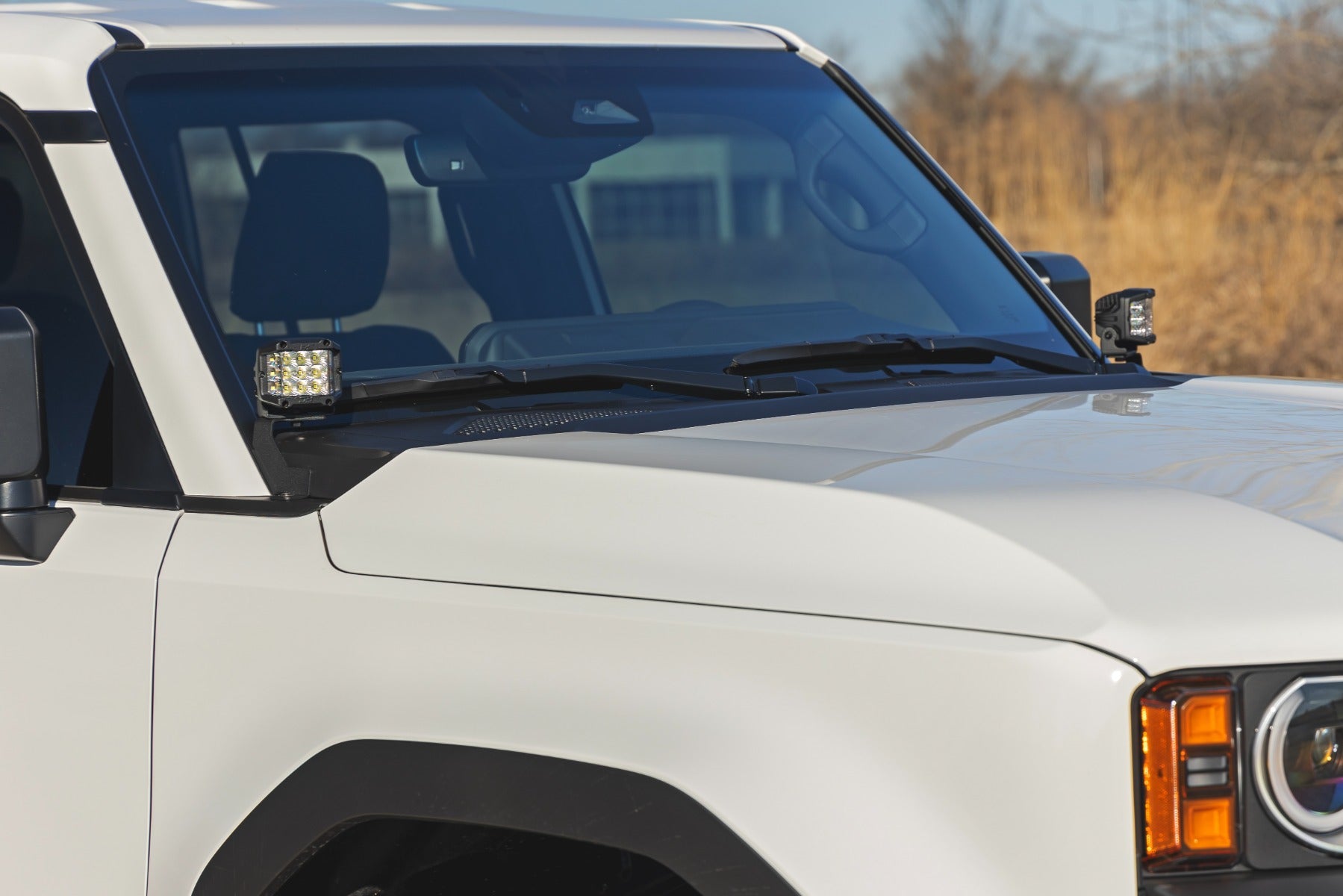 LED Light Kit | Ditch Mount | 2" Black Pair | Flood | Toyota Land Cruiser (24-25)