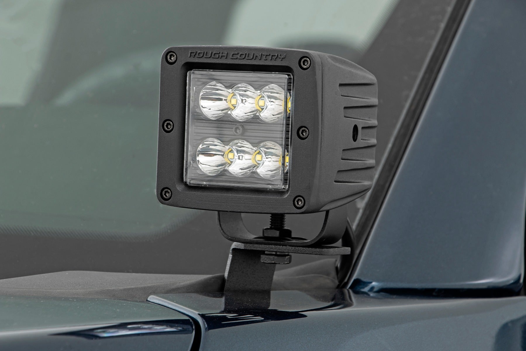 LED Light Kit | Ditch Mount | 2" Black Pair | Spot | Ford F-150 (15-25)/F-150 Lightning (22-25)