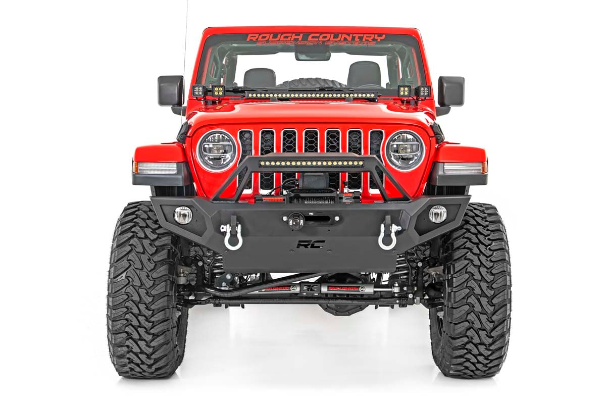 LED Light Kit | Quad | Cowl Mount | 2" Black | White DRL | Jeep Gladiator JT/Wrangler JL (18-25)