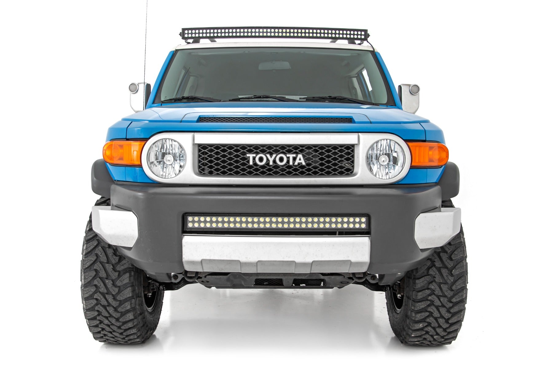 LED Light Kit | 50 Inch Curved | Single Row Black Series | Roof Mount | Toyota FJ Cruiser (07-14)