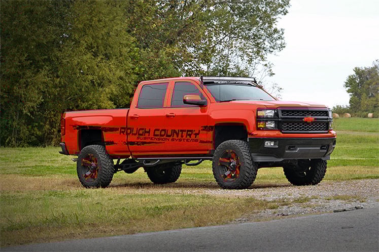 LED Light Mount | Upper Windshield | 54" Curved | Chevy/GMC 2500HD/3500HD (15-19)