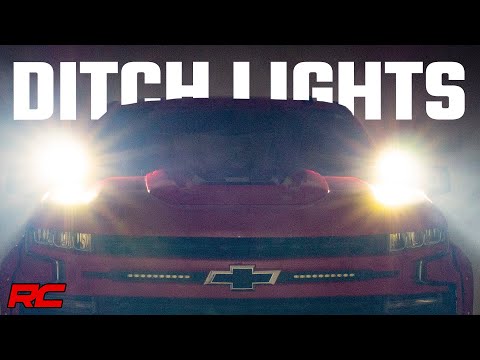 LED Light Kit | Ditch Mount | 2" Black Pair | Spot | Chevy Silverado 1500 (19-24) - Video