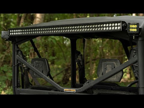 LED Light Kit | Cab Mount | 50" Black Dual Row | Can-Am Defender MAX HD10  - Video