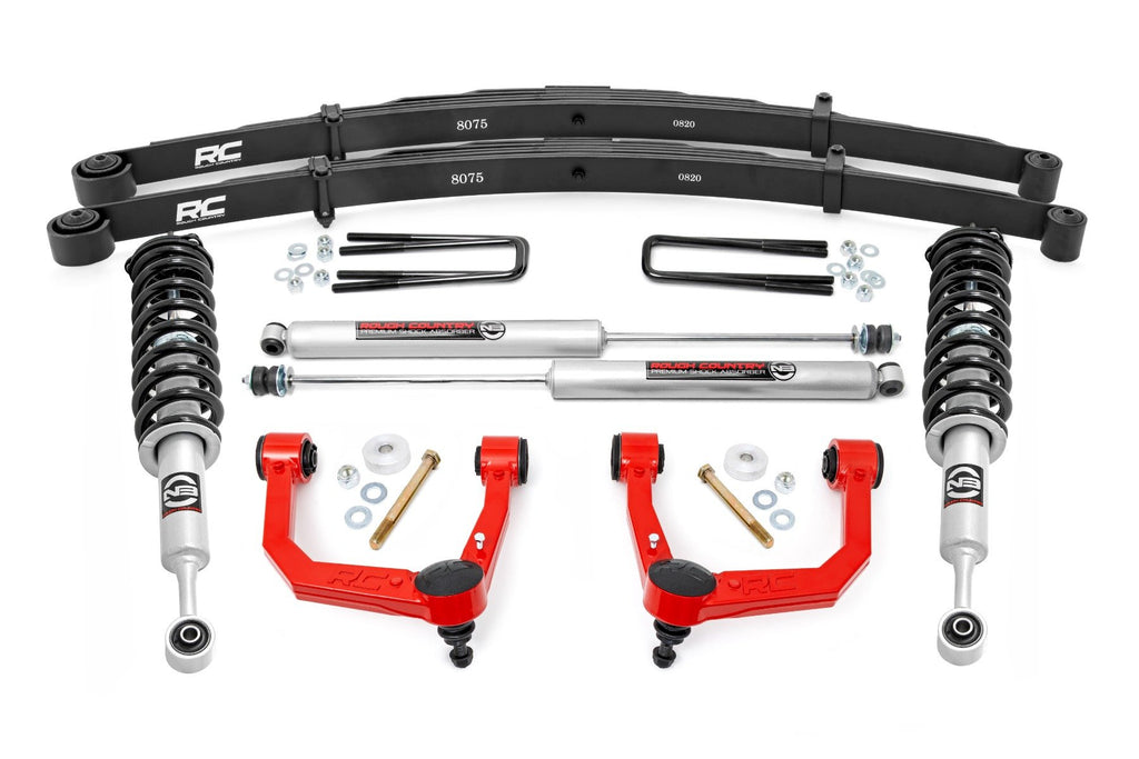 3.5 Inch Lift Kit | Red UCA | N3 Struts | Toyota Tacoma 2WD/4WD (2005-2023)