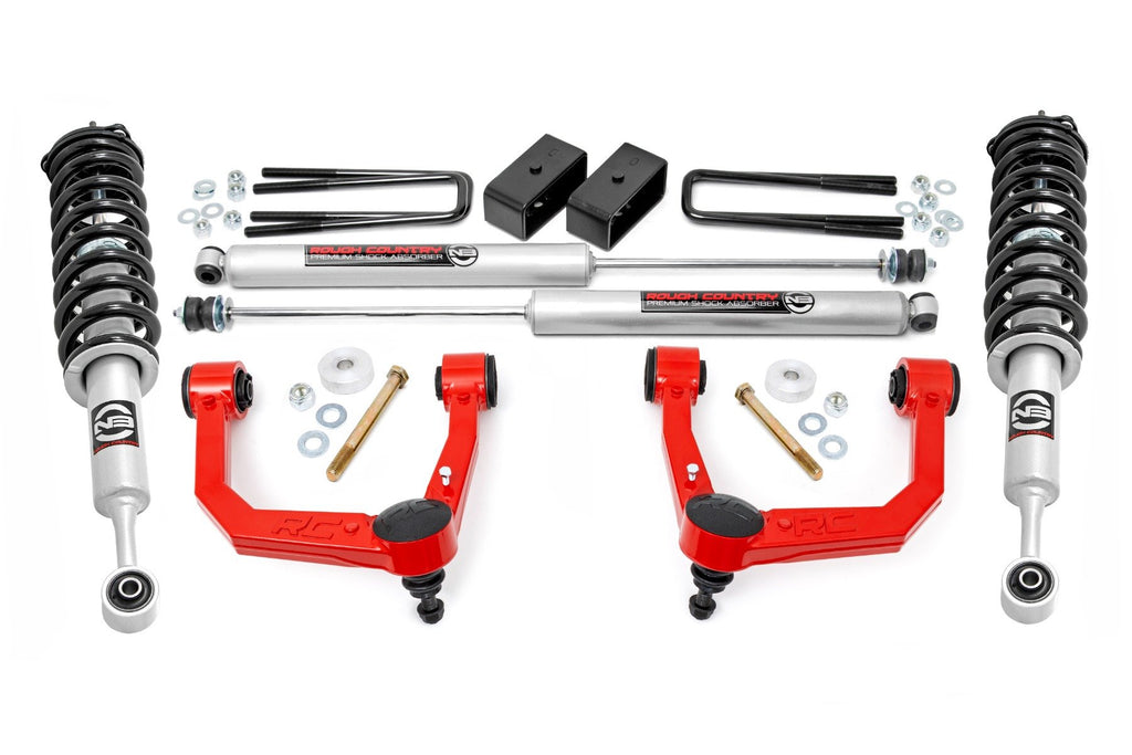 3.5 Inch Lift Kit | Red UCA | N3 Struts | Toyota Tacoma 2WD/4WD (2005-2023)