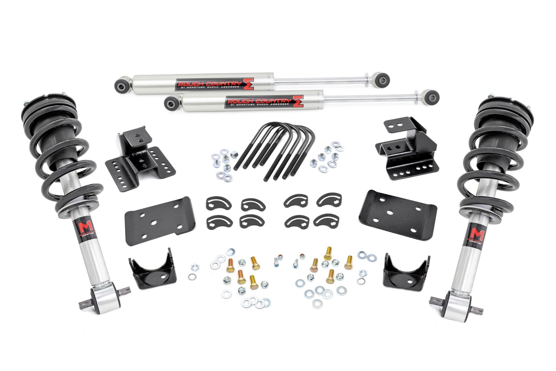 2 Inch Lowering Kit | 4 Inch Rear Lowering | M1 | Chevy/GMC 1500 (14-18 & Classic)