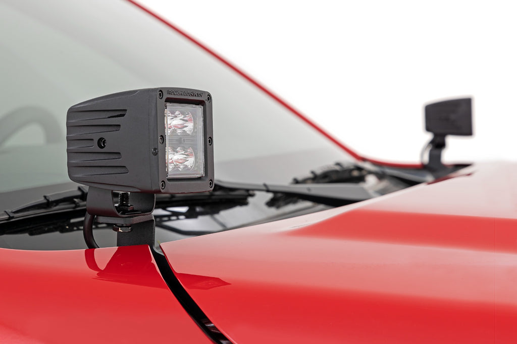 LED Light Kit | Ditch Mount | 2" Black Pair | Spot | Nissan Frontier (22-25)