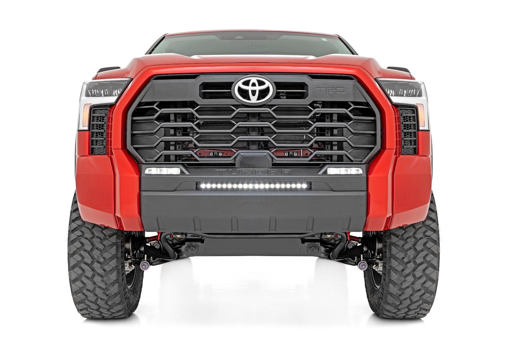 LED Light Kit | Bumper Mount | 20" Black Slim Line | Toyota Tundra (22-25)