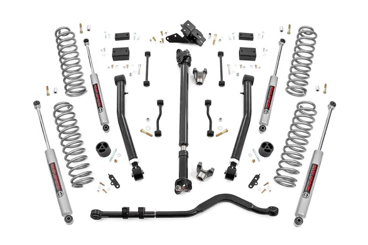 3.5 Inch Lift Kit | Adj LCA | FR D/S | Jeep Wrangler JL 4WD (2024-2025)
