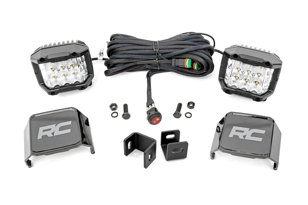LED Light Kit | Ditch Mount |  3" OSRAM | Wide | Toyota Tundra 2WD/4WD (22-25)