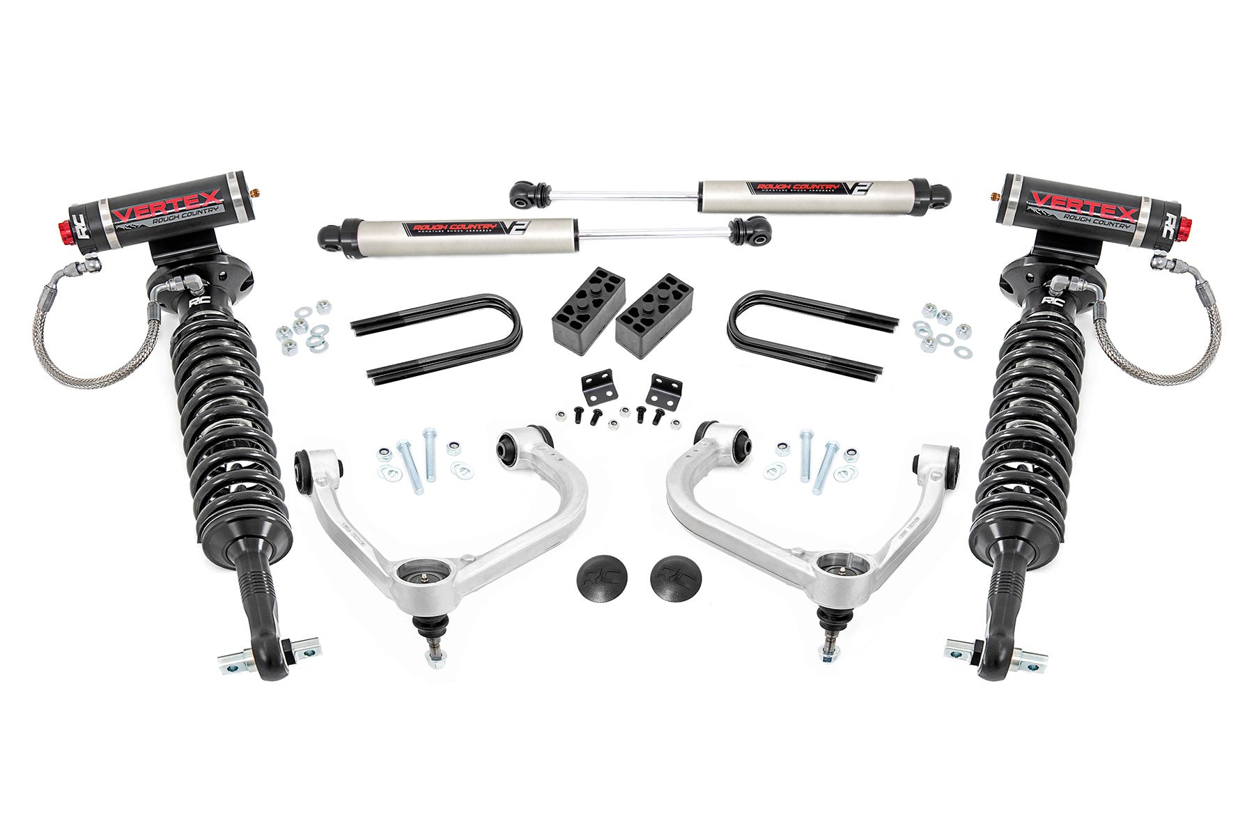 3 Inch Lift Kit | Fabbed UCA | Vertex/V2 | Ford F-150 4WD (2021-2025)