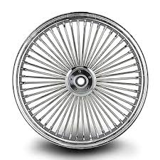 21X3.5 FAT SPOKE WHEEL 52 TWSTED STAINLESS SPOKES FOR HARLEY TOURING BAGGER