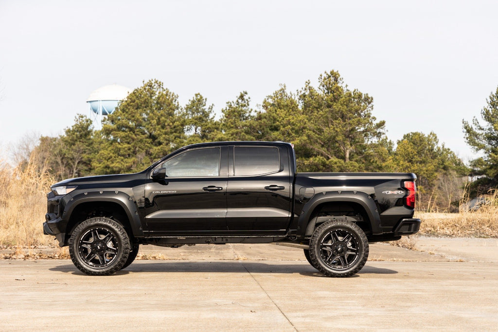 Pocket Fender Flares | GAZ Summit White | Chevy Colorado 2WD/4WD (2023-2025)