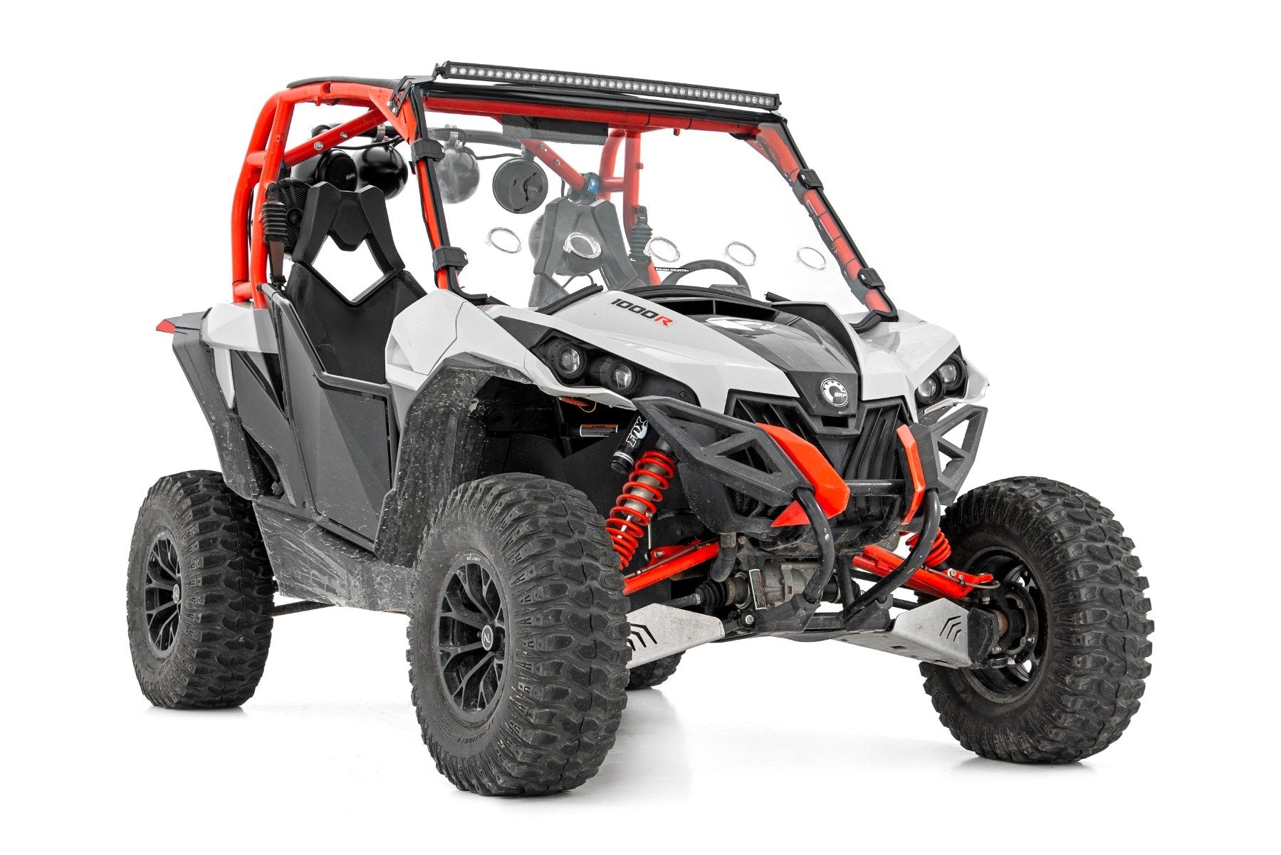 LED Light Kit | Front Mount | 40" Black Single Row | Can-Am Commander Max 1000 