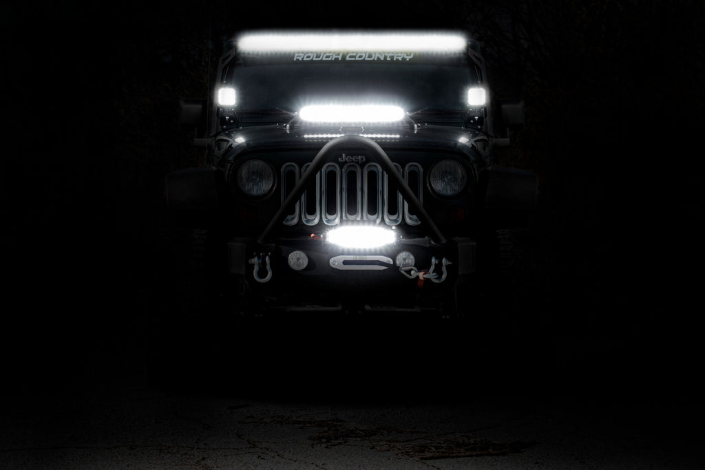 50 Inch Black Series LED Light Bar | Dual Row | Amber DRL