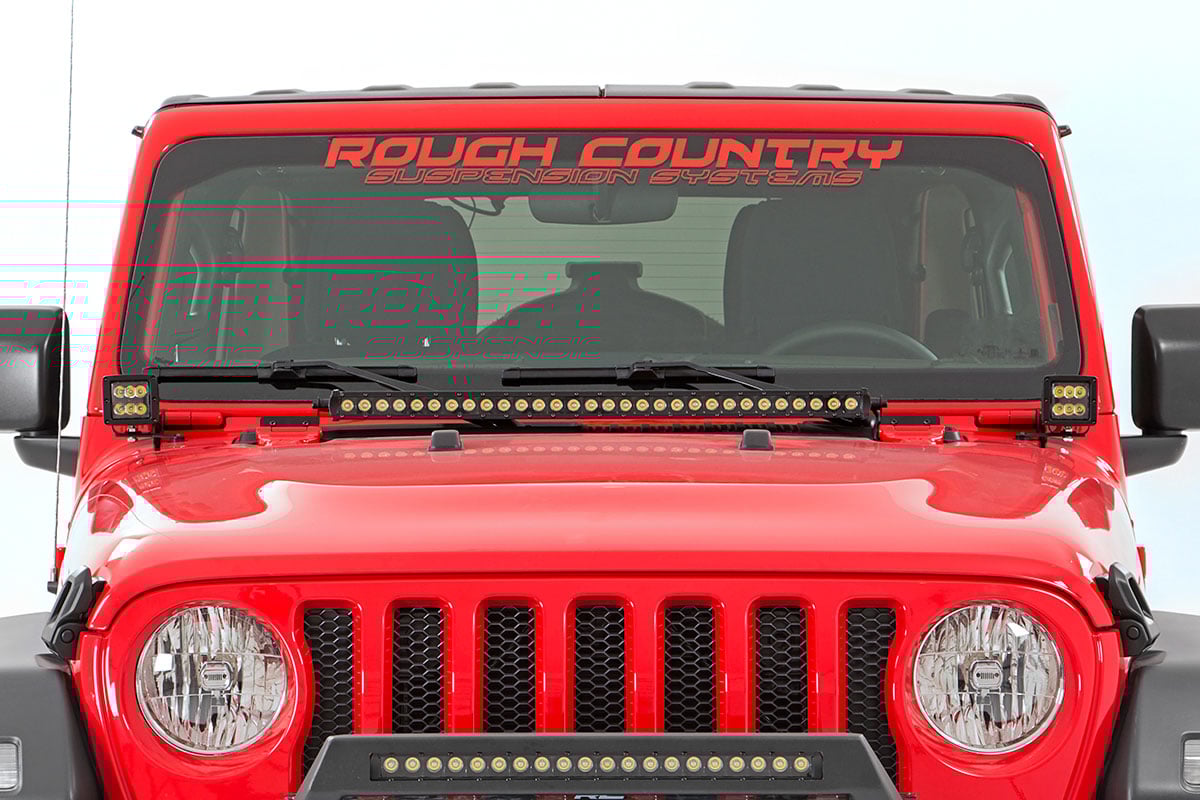 LED Light Kit | Hinge Mount | 2" Spectrum Pair | Jeep Gladiator JT/Wrangler JL (18-25)