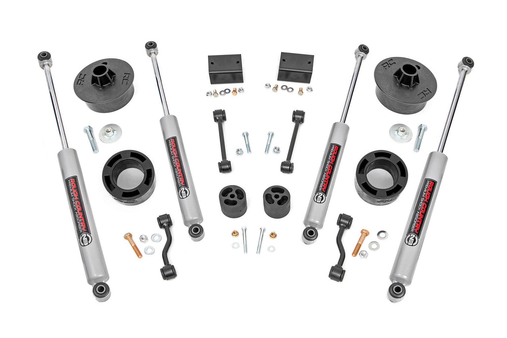 2.5 Inch Lift Kit | Spacers | N3 | Jeep Wrangler JL (21-23)/Wrangler Unlimited (18-23) 