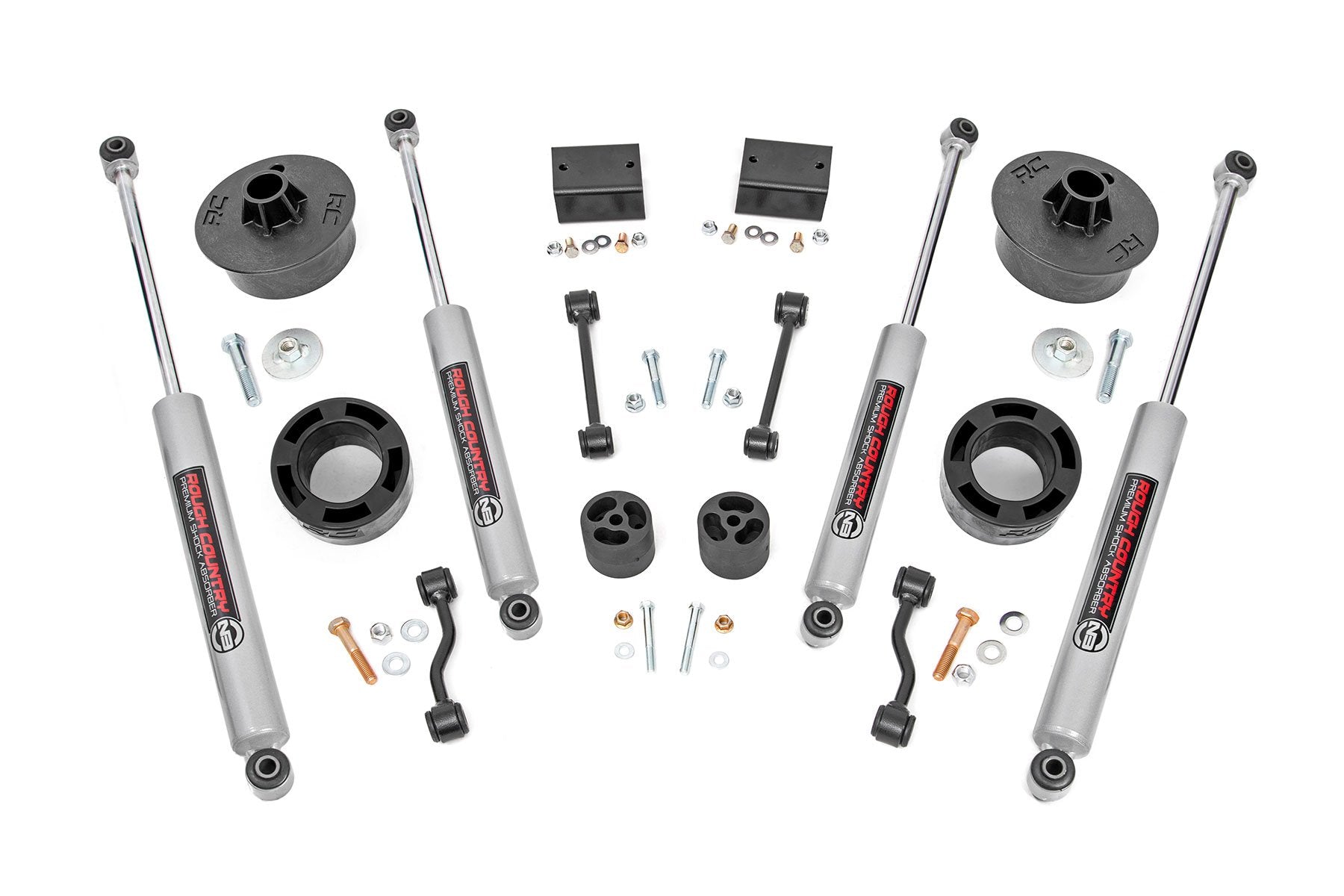 2.5 Inch Lift Kit | Spacers | N3 | Jeep Wrangler JL (21-23)/Wrangler Unlimited (18-23) 