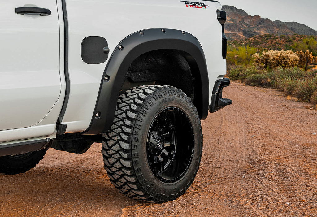 Pocket Fender Flares | GAN Silver Ice Metallic | Chevy Silverado 1500 (22-25)