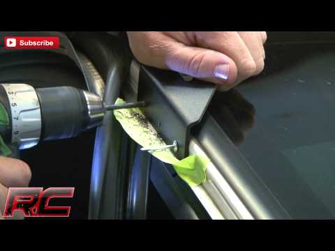 LED Light Mount | Upper Windshield | 54" Curved | Ford F-250/F-350 Super Duty (99-16) - Video