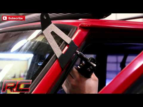 LED Light Kit | Windshield Mount | 50" BLK Single Row | Jeep Cherokee XJ (84-01) - Video