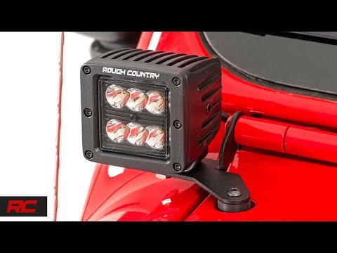 LED Light Kit | Hinge Mount | 2" Spectrum Pair | Jeep Gladiator JT/Wrangler JL (18-25) - Video