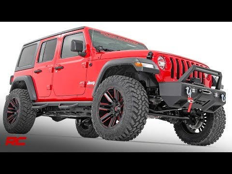 3.5 Inch Lift Kit | C/A Drop | Stage 1 | V2 | Jeep Wrangler Unlimited (18-23) - Video