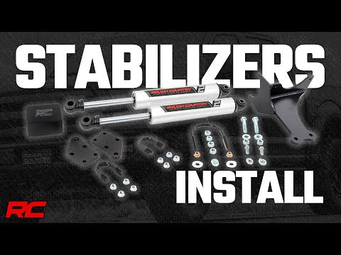 V2 Steering Stabilizer | Dual | 2-8 Inch Lift | Ford F-250/F-350 Super Duty (05-25) - Video