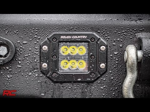 2 Inch Black Series LED Light Pods | Spot | Flush Mount - Video