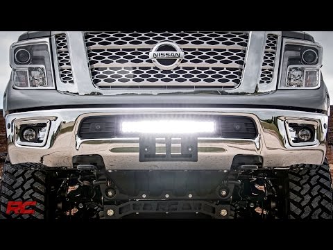 LED Light Kit | Bumper Mount | 20" Spectrum Dual Row | Nissan Titan XD (16-24) - Video