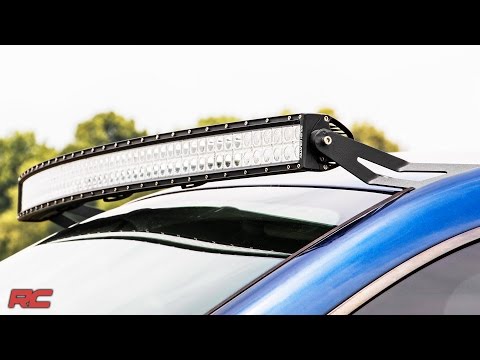 LED Light Mount | Upper Windshield | 54" Curved | Dodge 1500 2WD/4WD (02-08) - Video