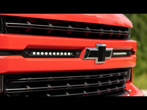 LED Light Kit | Grille Mount | 10" Chrome Slimline Pair | Chevy Silverado 1500 (19-22) - Video