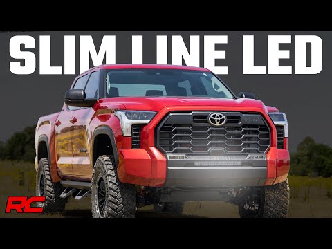 LED Light Kit | Bumper Mount | 20" Black Slim Line | Toyota Tundra (22-25) - Video