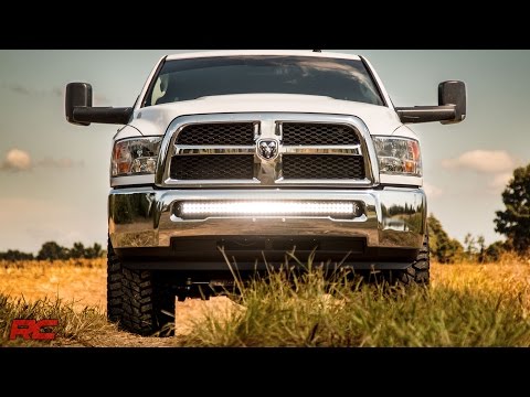 LED Bumper Mount | 40" Curved | Ram 2500/3500 4WD (2010-2018) - Video