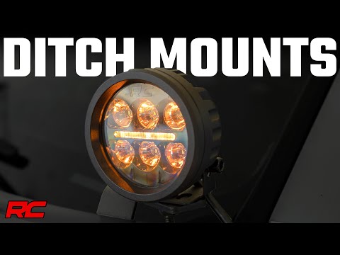LED Light Kit | Ditch Mount | 2" Black Pair | Spot | Toyota Tacoma (16-23) - Video