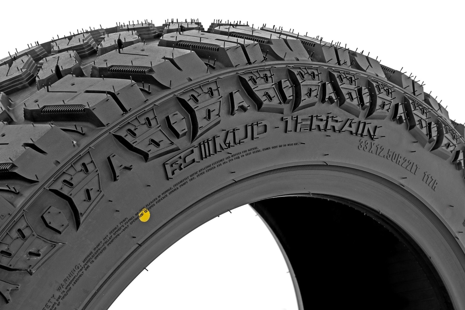 33x12.50R22 Rough Country M/T | Dual Sidewall